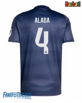 Real Madrid David Alaba #4 Tricou Fotbal Replică 2025-26 Barbati Deplasare